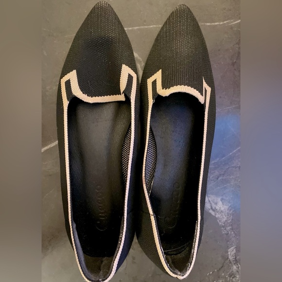 SHEIN Cuccoo Contrast Binding Slip On Loafers - Picture 2 of 2